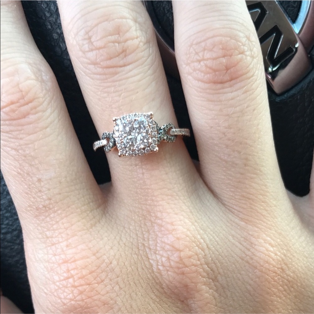 LeVian Diamond Ring - Strawberry Gold